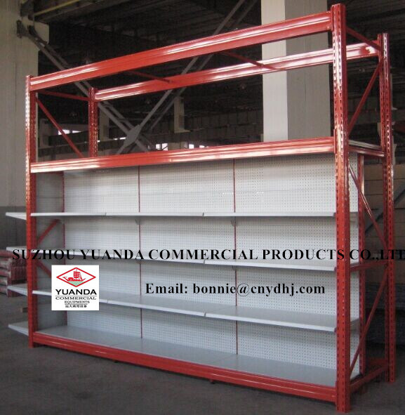 Metal Store Gondola Supermarket Shelf Racks