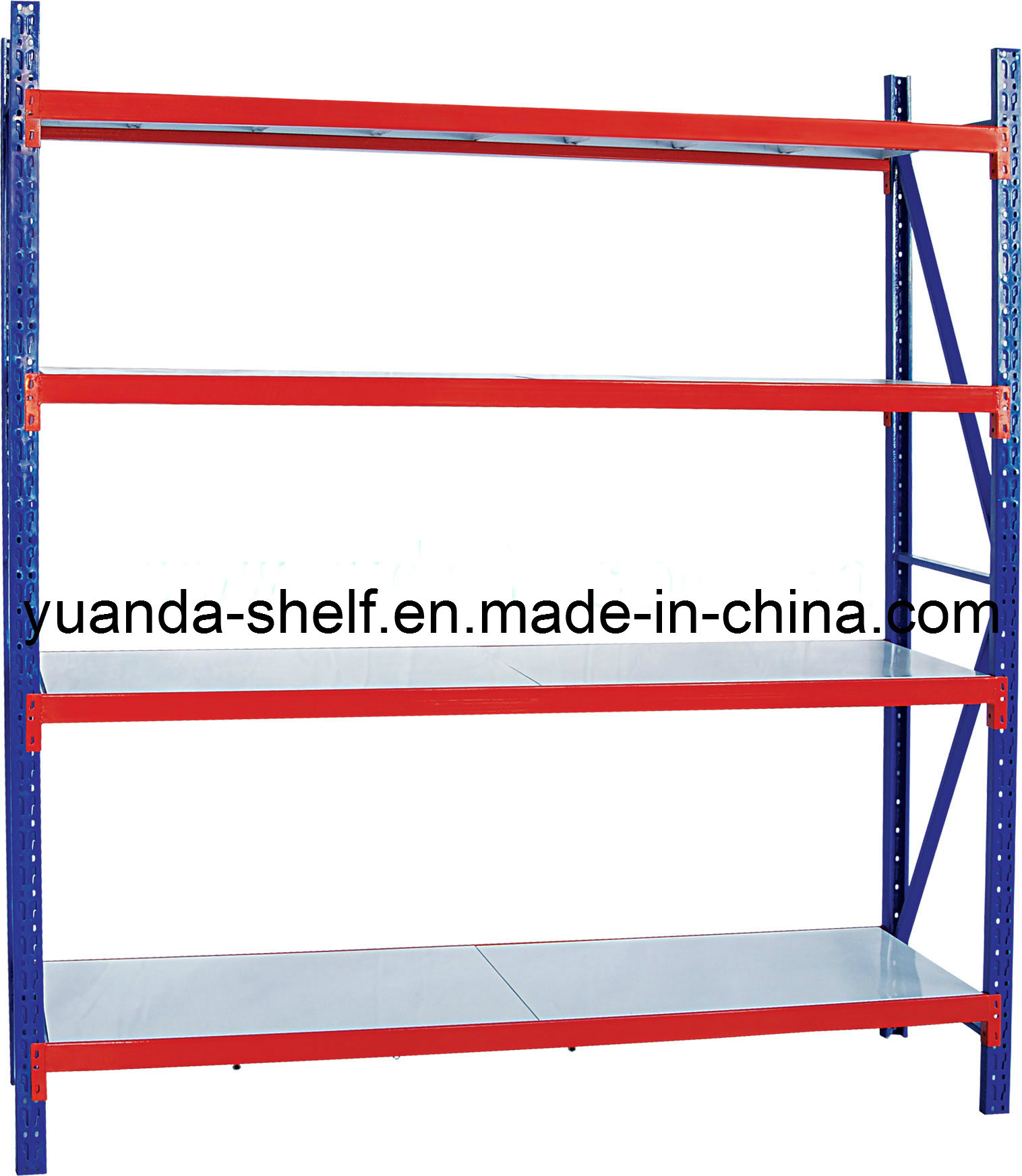 Medium Duty Warehouse Storage System Steel Pallet Rack