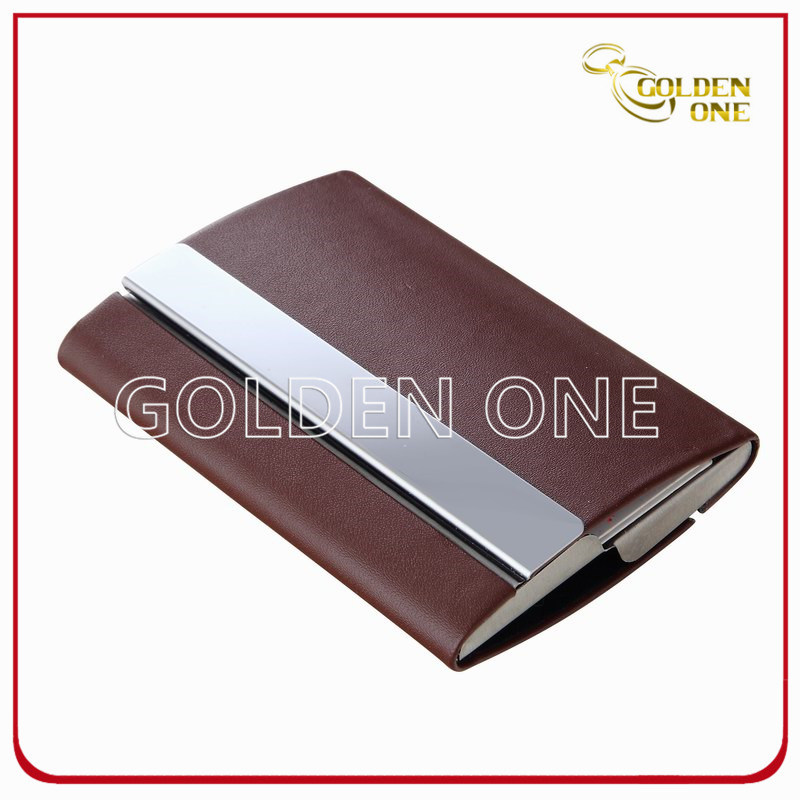 Custom Popular Style PU Leather Name Card Case