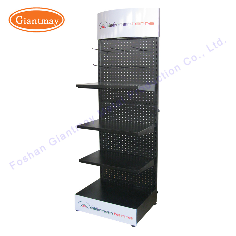 Supermarket Retail Store Accessory Display Tool Rack Metal Pegboard Display Rack