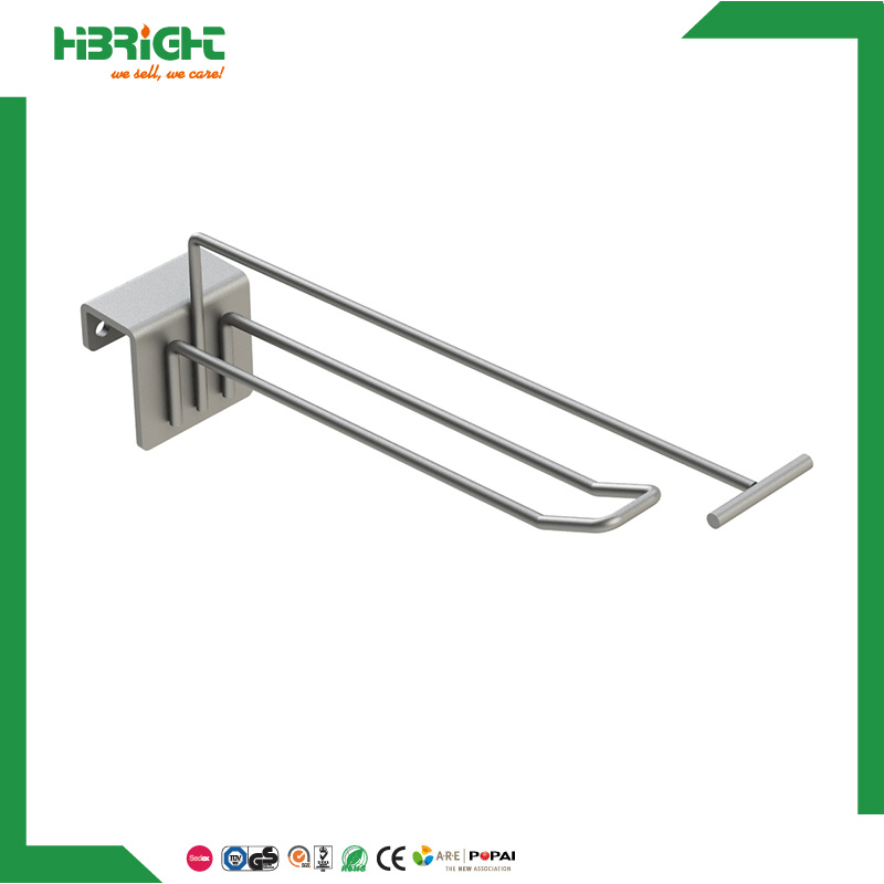 Zinc Plated Slatwall Display Hooks with Best Quality