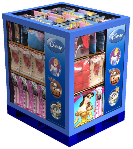 Cartoon Printing Paper Cardboard Pallet Display Box