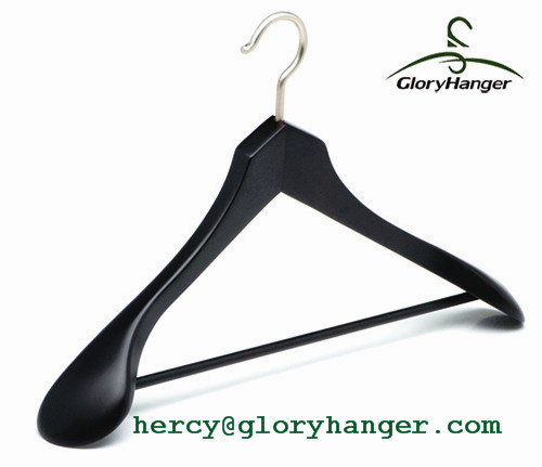 Matt Black Man Suit Garment Hanger