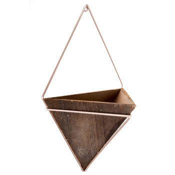 Bedroom Cafe Decoration Triangular Wood Wall Decor