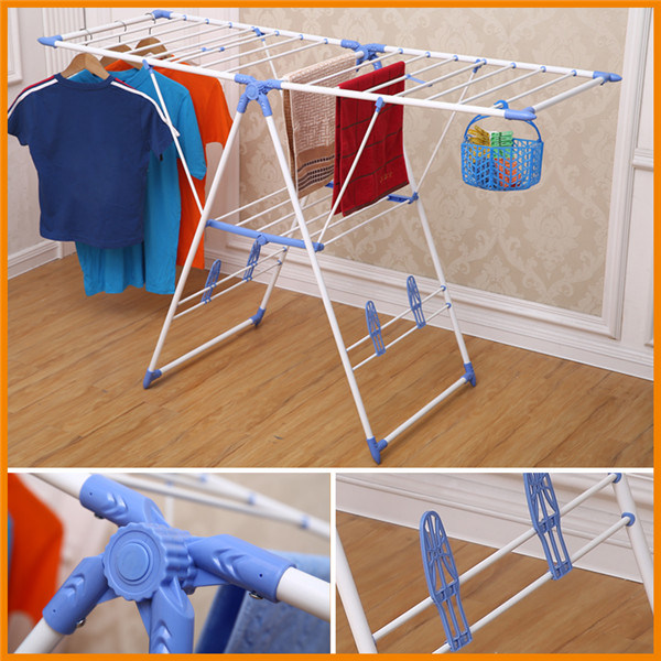 Flexible Metal Material K-Type Clothes Drying Rack (JP-CR109PS)