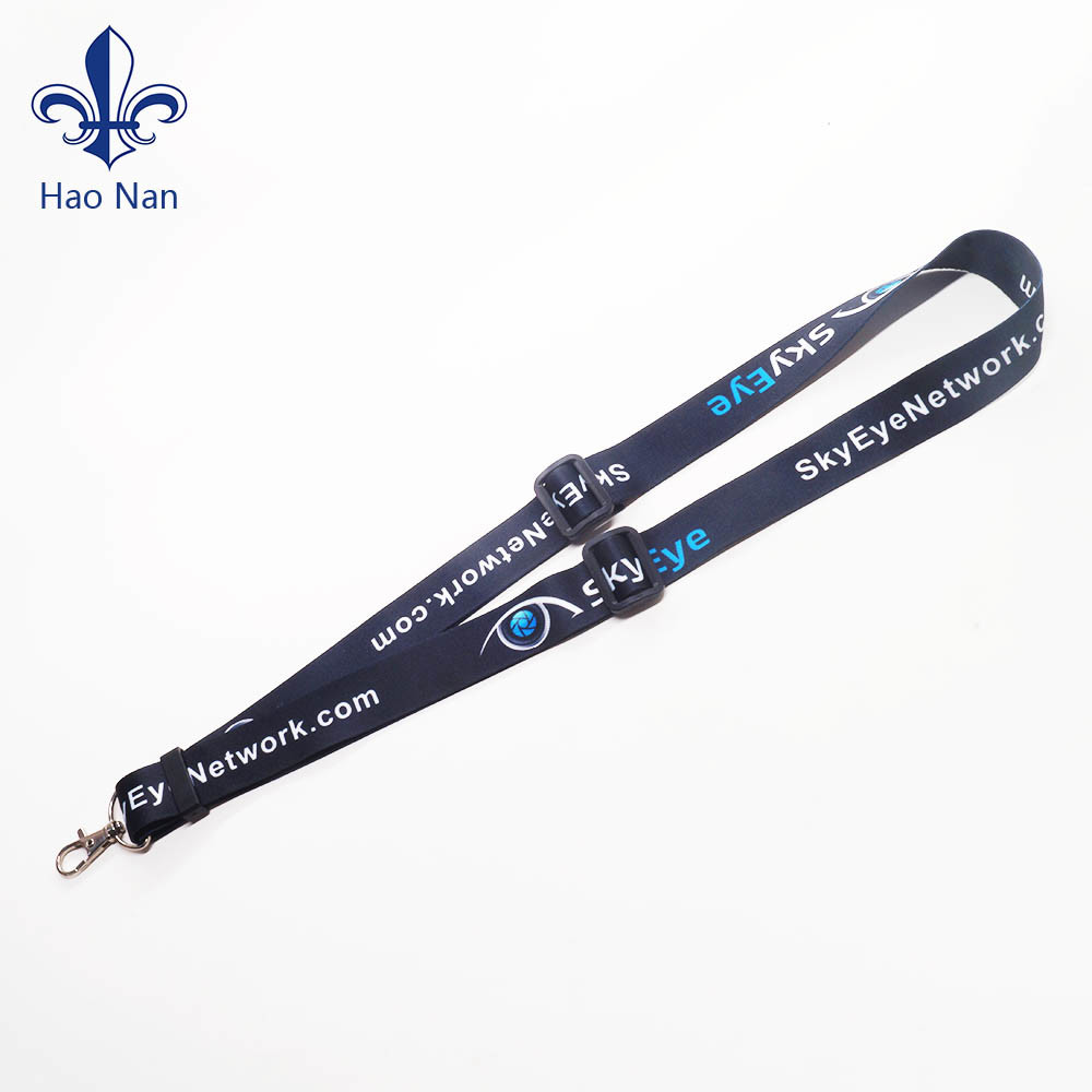 Polyester Strap Printed Design Fabric Lanyard Badge Holder