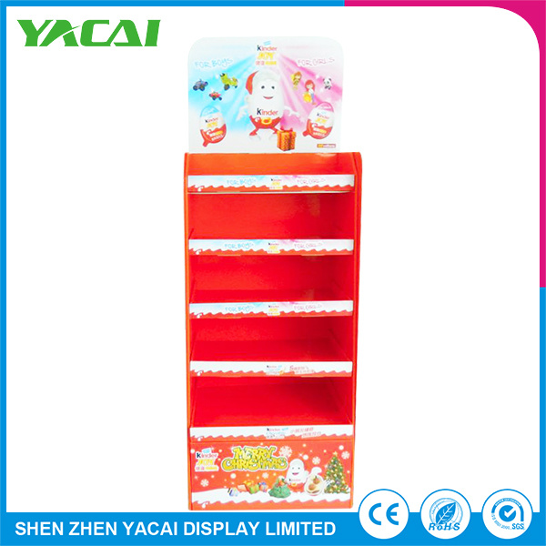 Custom Size Retail Paper Rack Floor Display Rack Factory