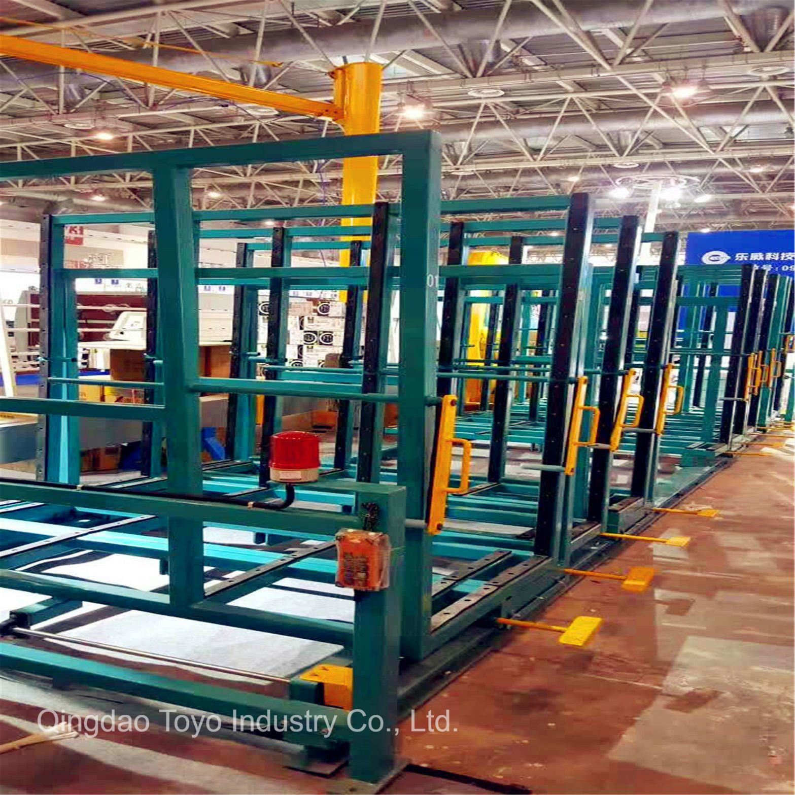 Removable Storage Glass Shelf Specification Storage Rack Metal Transport Rack for Glass Factory