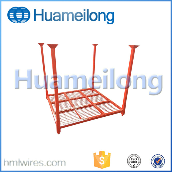 Warehouse Used Metal Stacking Mobile Truck Tire Rack for Sale