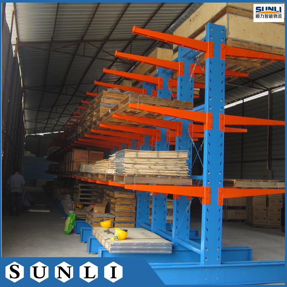 Double Faced Steel Storage Heavy Duty Cantilever Rack for Industrial