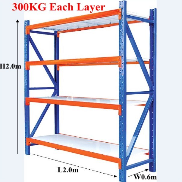 New Garage Warehouse Metal Steel Storage Shelving Racking by Factory