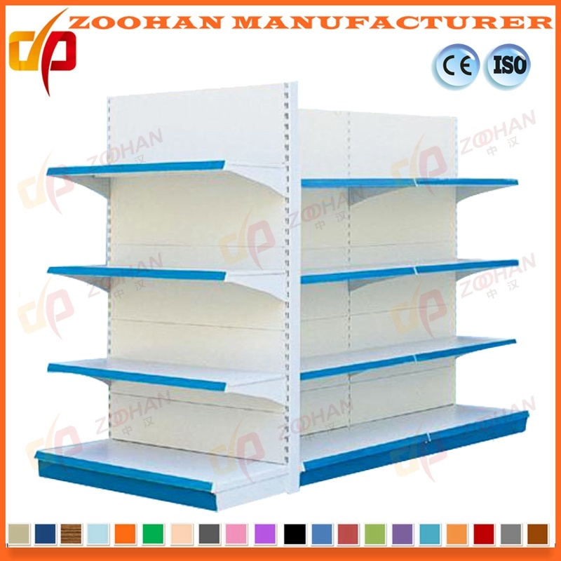 Double Side Gondola Shelf with End Cap Display Fixtures (Zhs326)