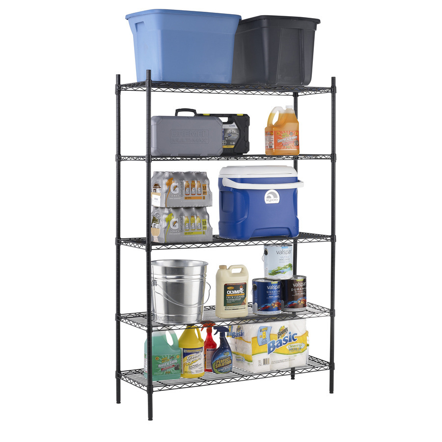 5 Tiers Home Kitchen Garage Office Wire Shelving Storage Rack