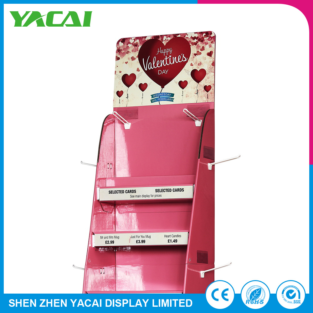 Durable Folded Products Stand Floor Display Rack Factory for Stores