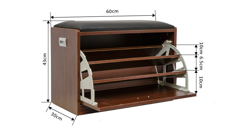 Wood Shoe Cabinet Shoe Rack