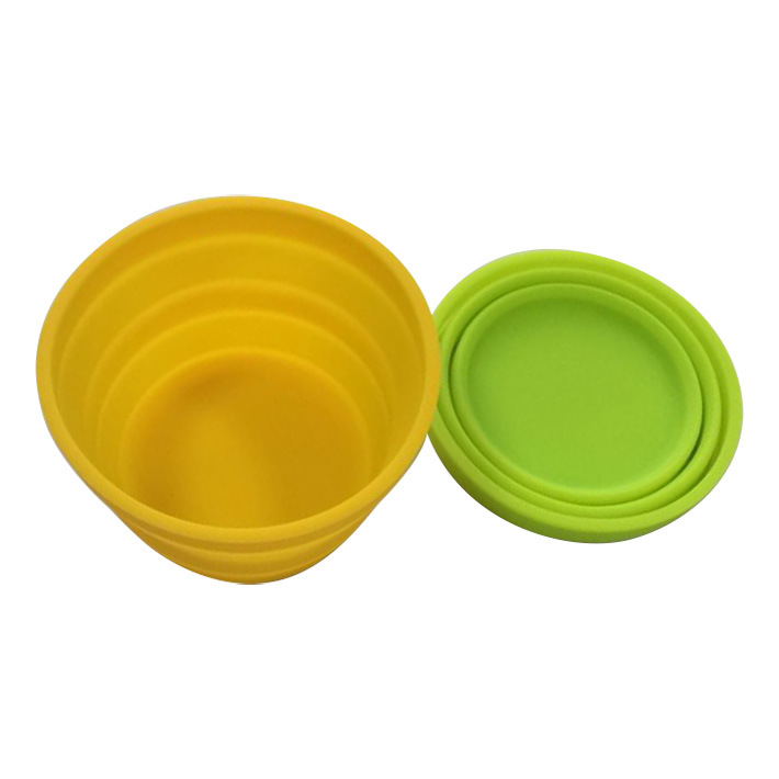 Kitchenware Food Grade Silicone Foldable Cup Coasters