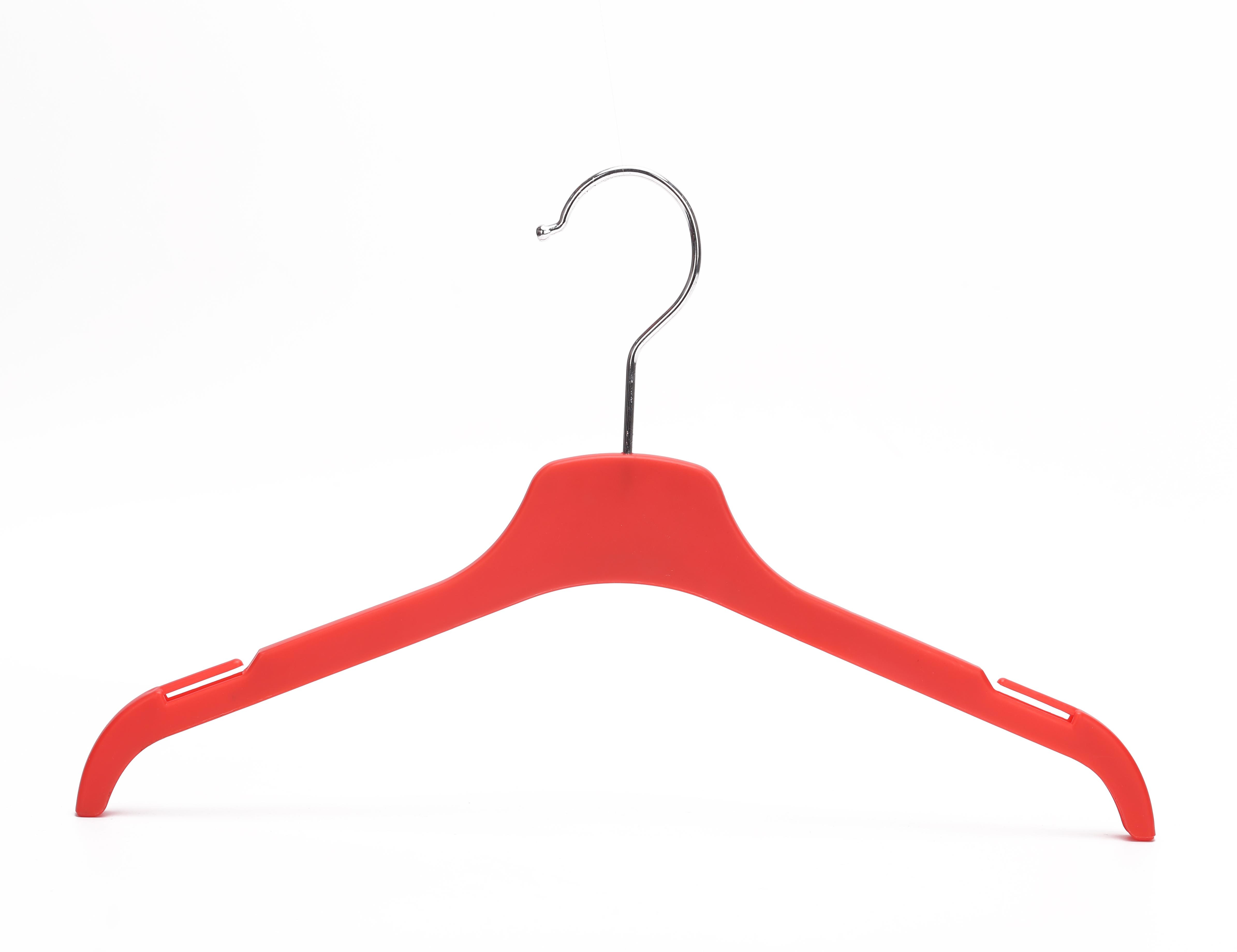 Hotselling Colorful Plastic Garment Hangers Design for Clothes