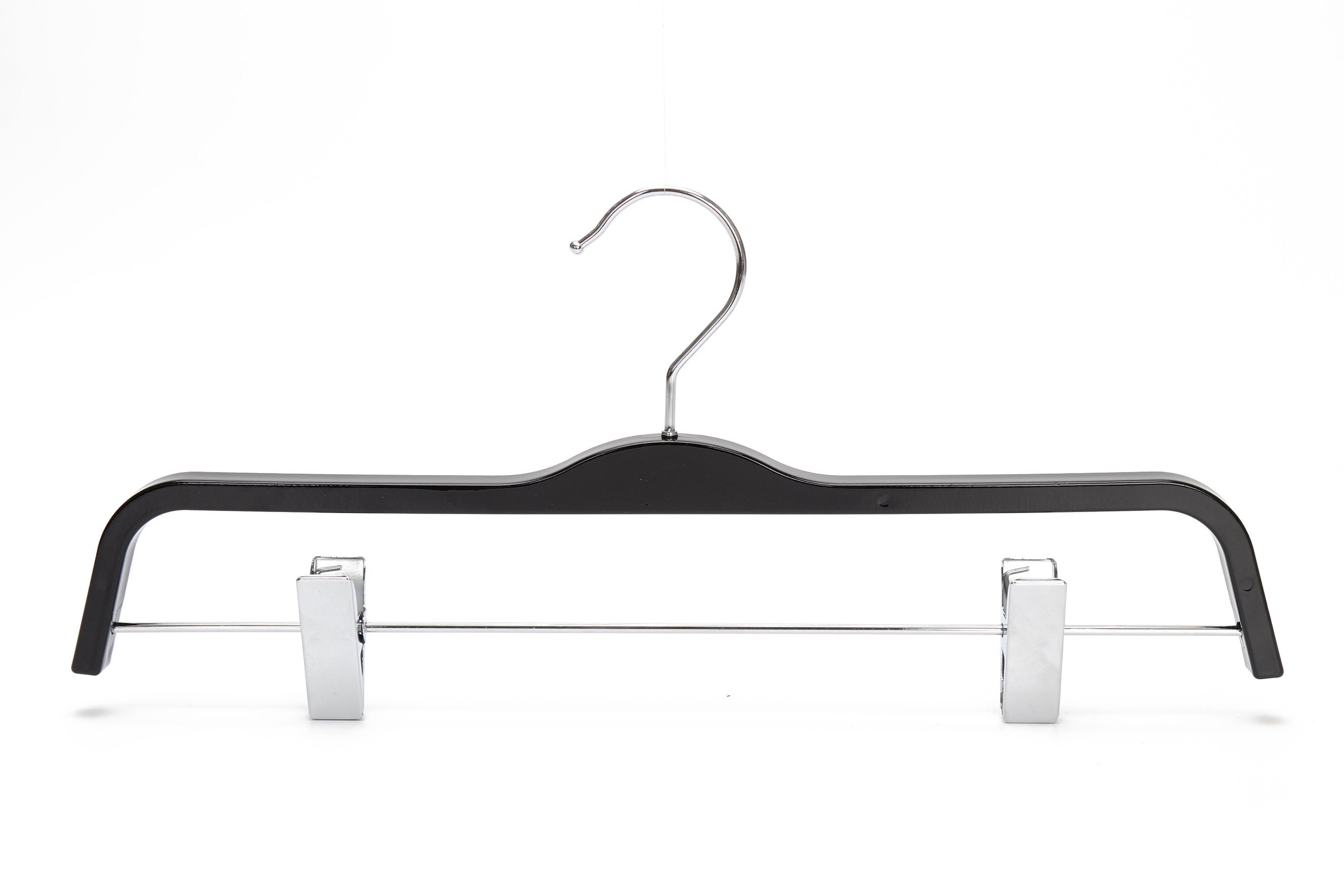 Upscale Design Custom Black Plastic Hanger with Clip