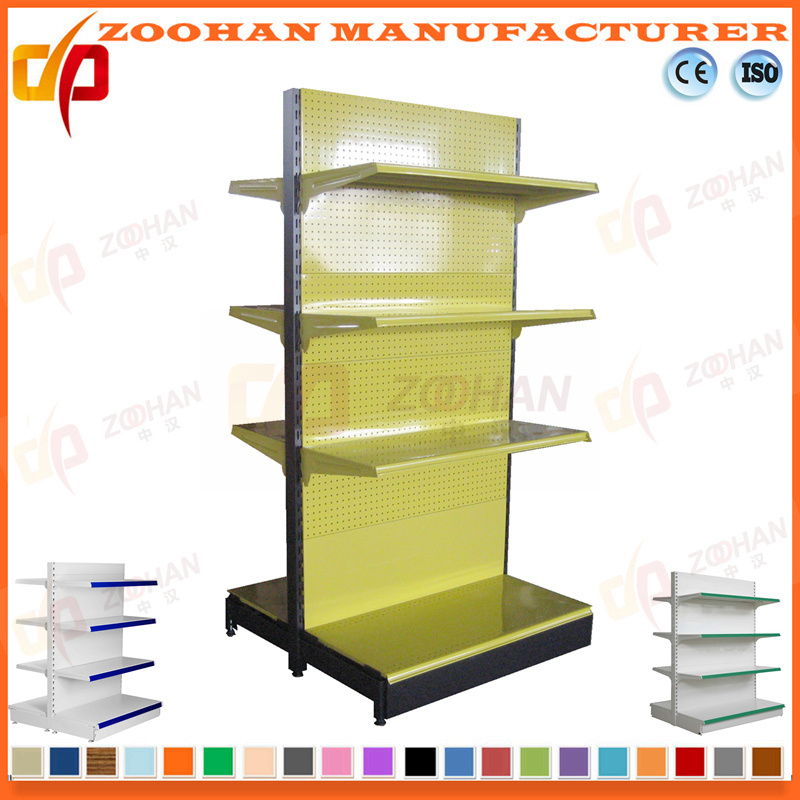 Customize Supermarket Double Side Perforated Store Display Shelves (Zhs531)