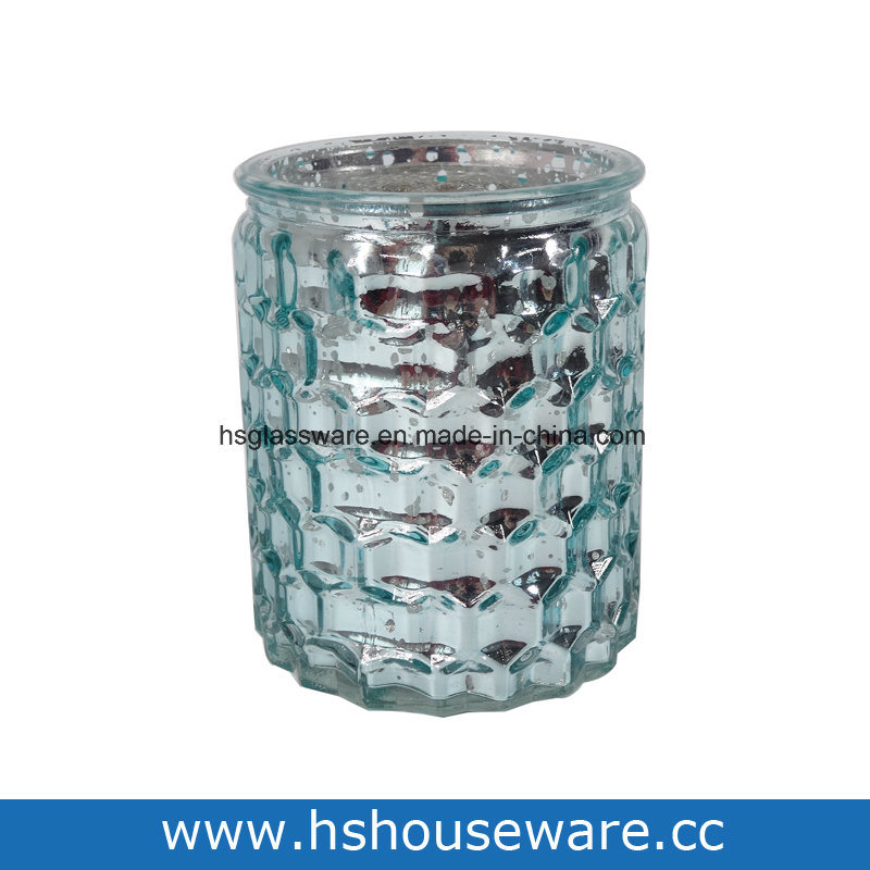 Beehive Style Glass Hurricane Candle Holder