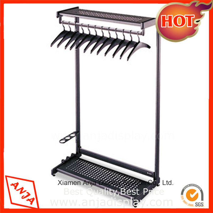 Standing Clothing Metal Display Racks/Garment Display Stand for Shop