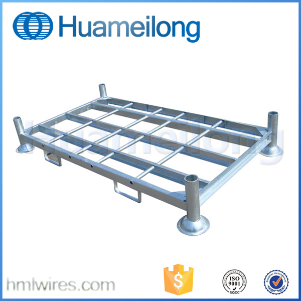 Hot Galvanized Stacking Pallet Steel Rack for Warehouse