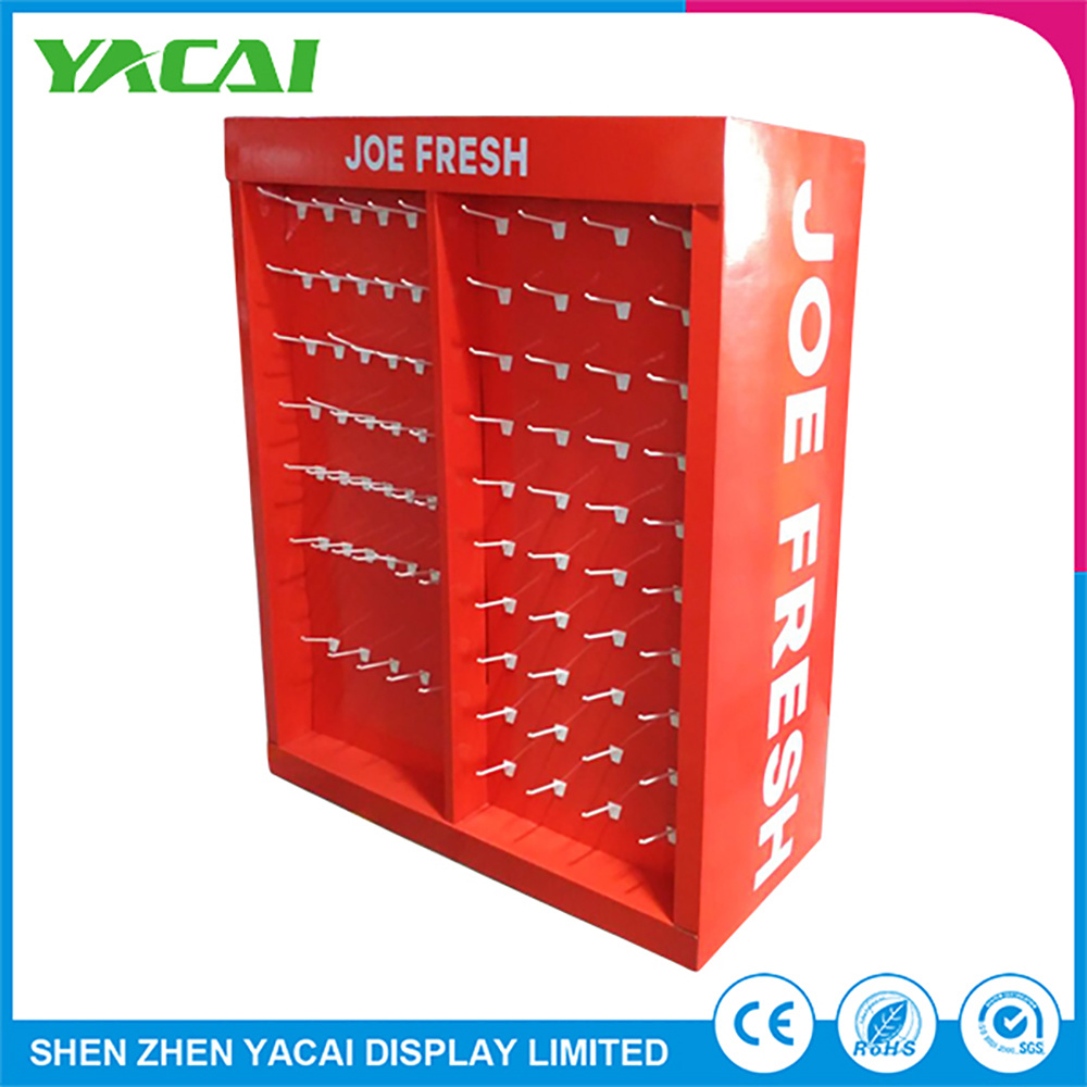 Recycled Folded Exhibition Stand Floor Display Rack for Stores