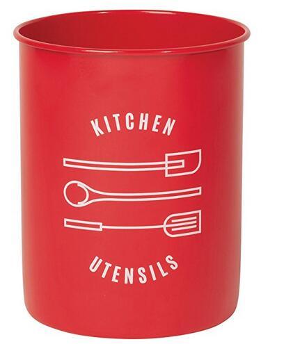 Metal Utensil Crock Utensil Tin