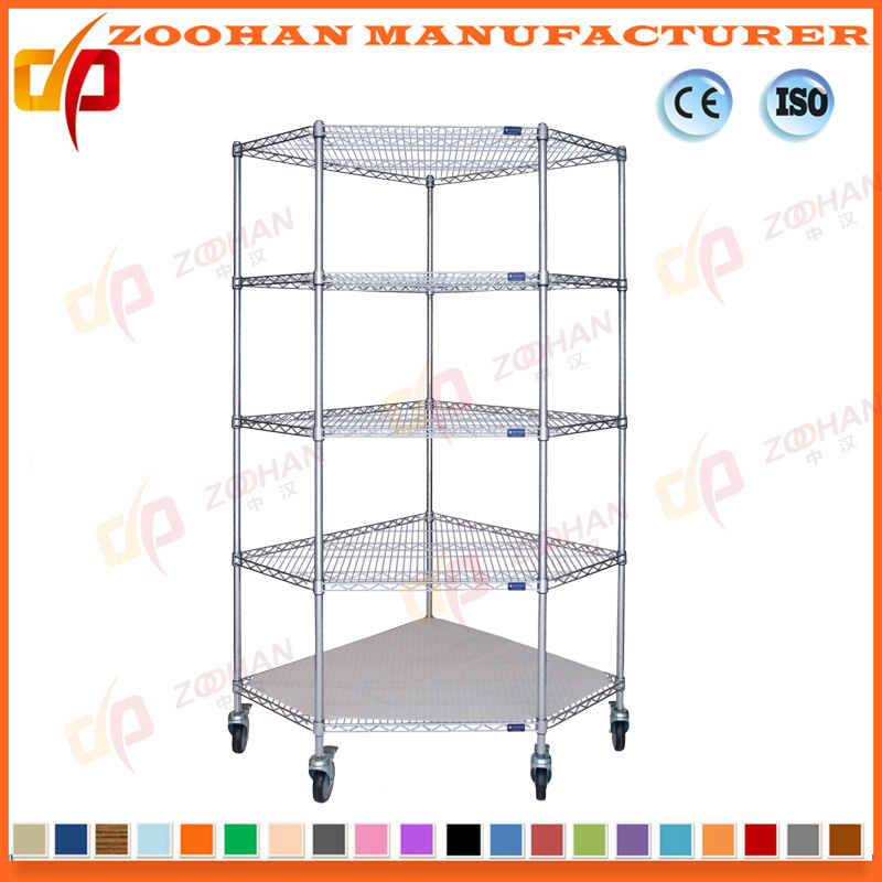 Popular Metal Wire Office Display Shelves Storage Rack (ZHw162)