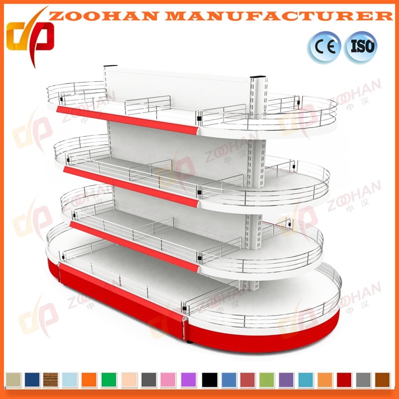 Round Head Supermarket Wall Shelves Gondola Display Racks Shelving (Zhs425)