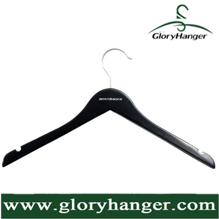 Black Fashion Cloth Hanger, Shirt Hanger Customize