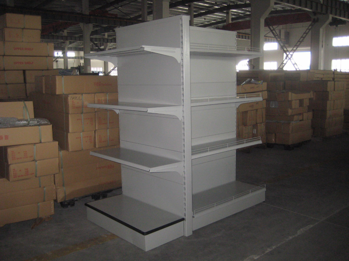 Merchantable High Quality Double Sided Supermarket Stand Shelf
