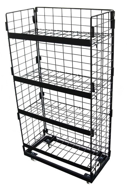 Steel Black Store Rack for Display (GDS-032)