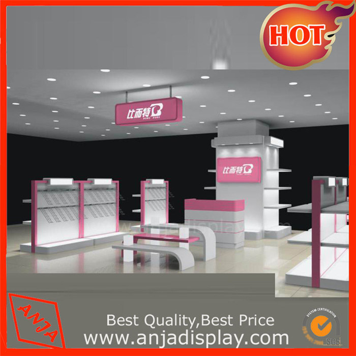 Wooden Underwear Display Counter Rack for Store