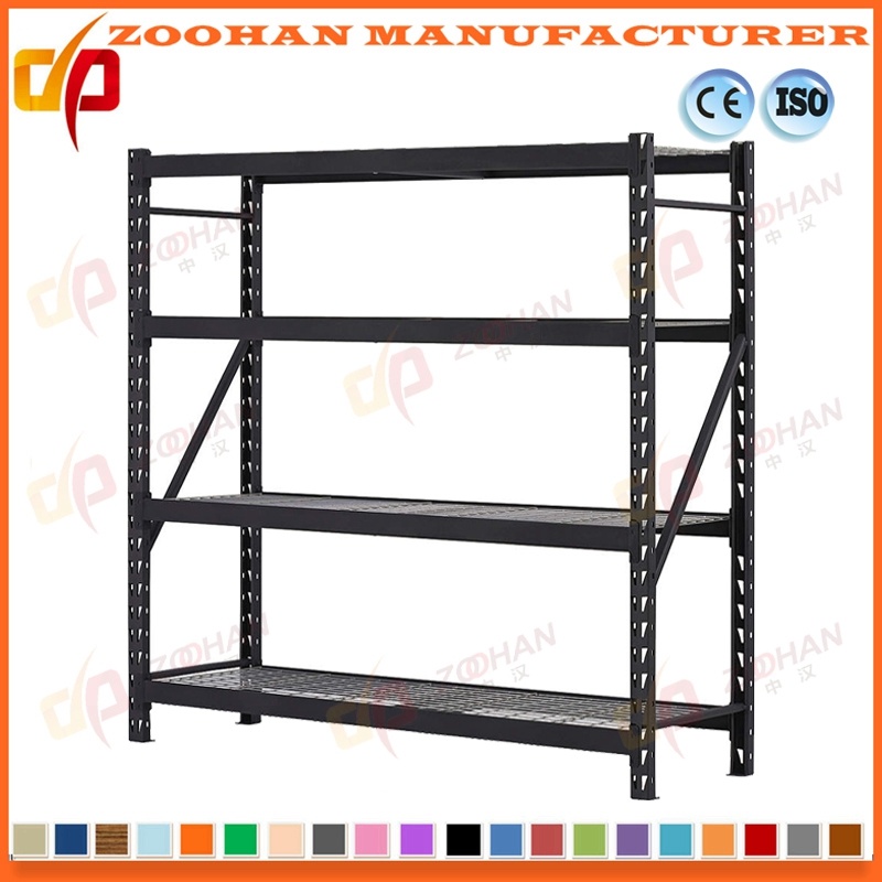 Metal Warehouse Home Garage Storage Shelving Wire Storage Rack (Zhr224)