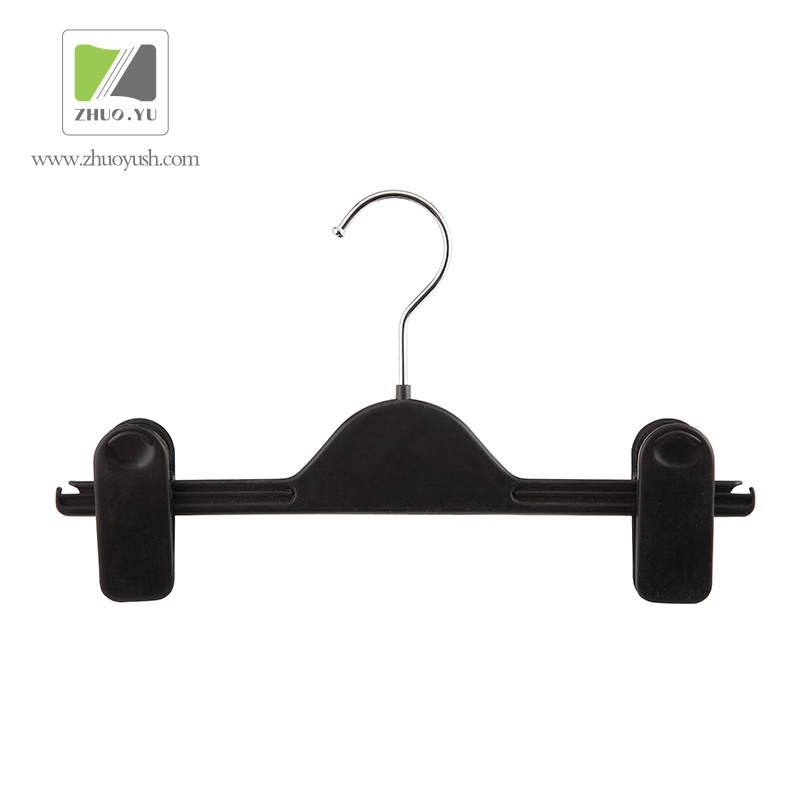 Cheaper Black PP Plastic Bottom / Pant Hanger