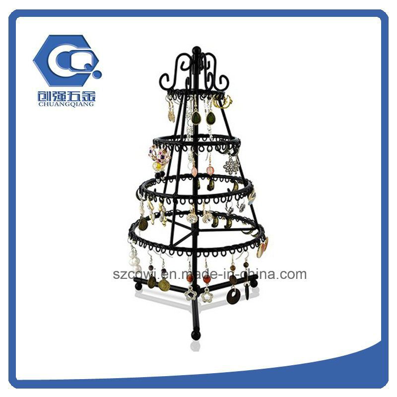 Counter Detachable Rotating Metal Jewelry Display Rack