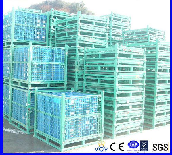 Heavy Duty Foldable Iron Wire Mesh Boxes