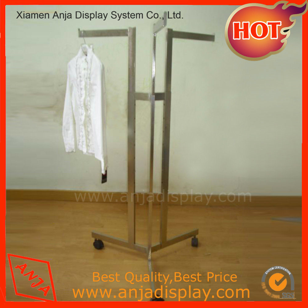 3 Way Metal Clothes Stand Clothing Display Racks