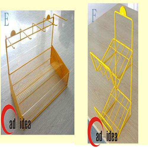 Rotating Metal Wire Counter Top Display Stand with Peg