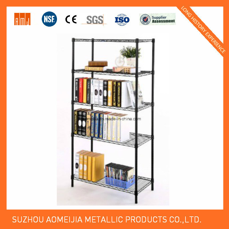 Layer Shelf Adjustable Steel Wire Metal Shelving Rack