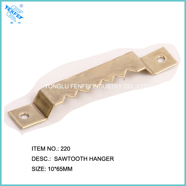 Brass Large Sawtooth Hanger 220