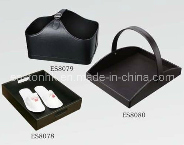 Hotel Classic Popular PU Leather Shoe Storage