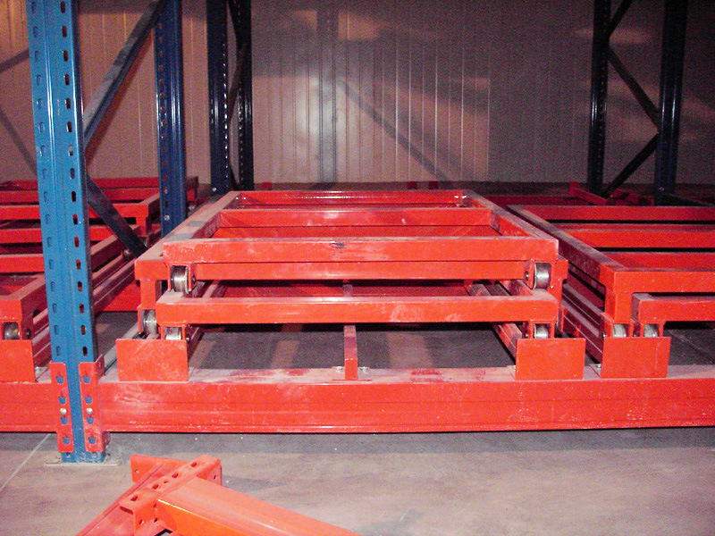 Heavy Duty Push Back Pallet Racking