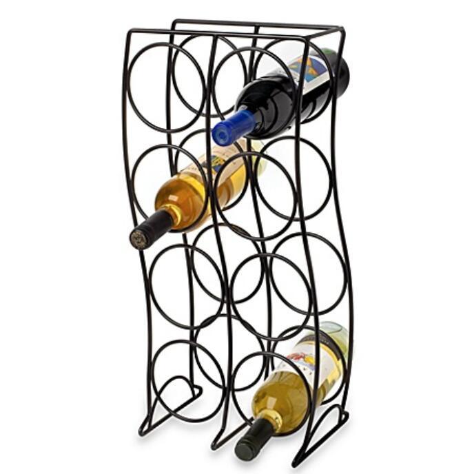 Desktop Metal Wine Display Holder Rack