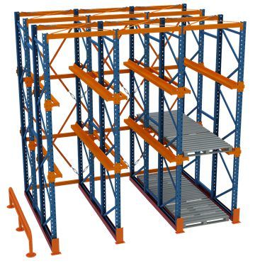 Warehouse Pallet Drive in Rack with Corbel