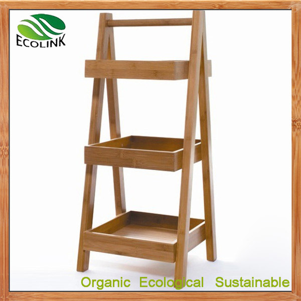 Bamboo Storage Shelf Racks Bamboo Bathroom Rack