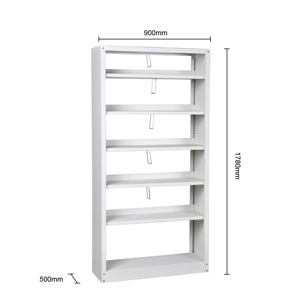 Office Furniture Book Shelves Metal Rack Steel Bookshelf