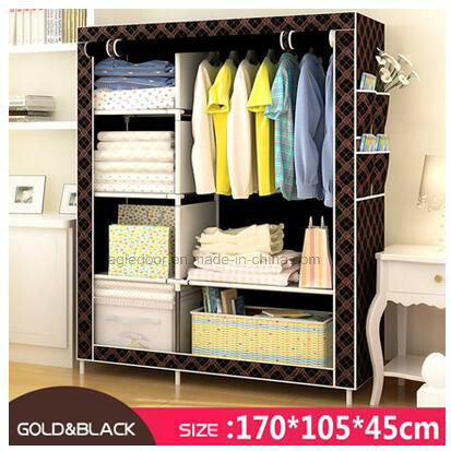 When The Quarter Wardrobe DIY Non-Woven Fold Portable Storage Cabinet (FW-21E)