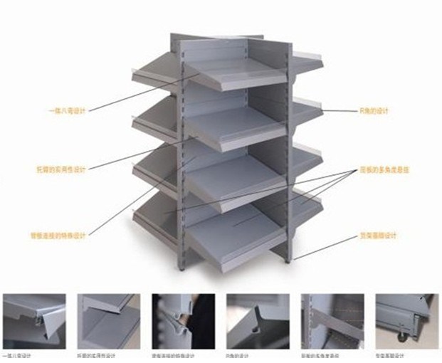 Four Sides/Directional Insland Supermarket Shelf